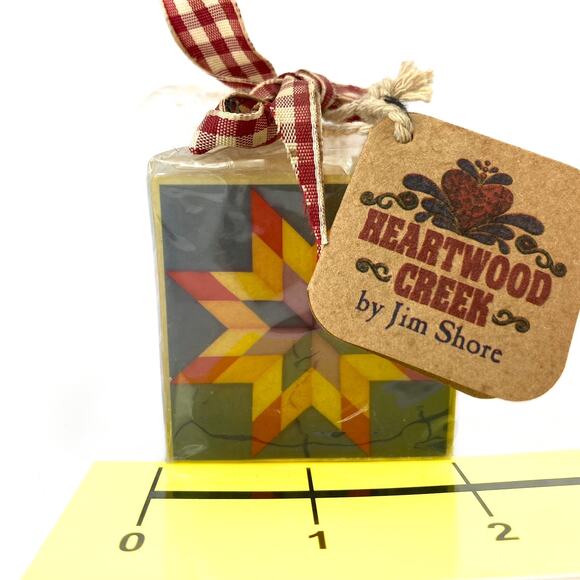 Jim Shore Blazing Star Heartwood Creek French Vanilla 4 ounce Candle Vintage - Picture 5 of 5